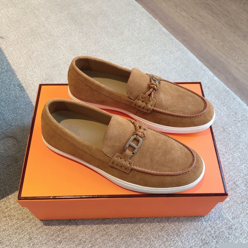 H**mes leather shoes